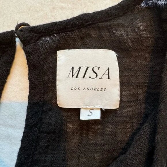 Misa Millie Mini Dress black with grommet detailing - Picture 5 of 12